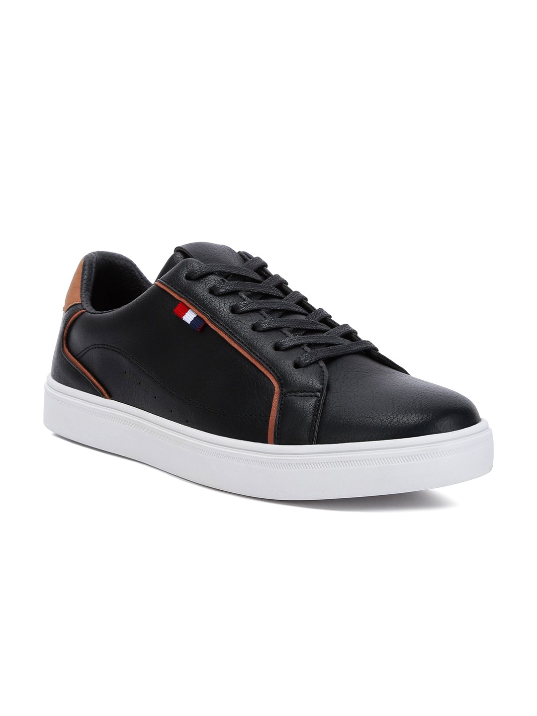 

London Rag Men Round Toe Comfort Insole Sneakers, Black
