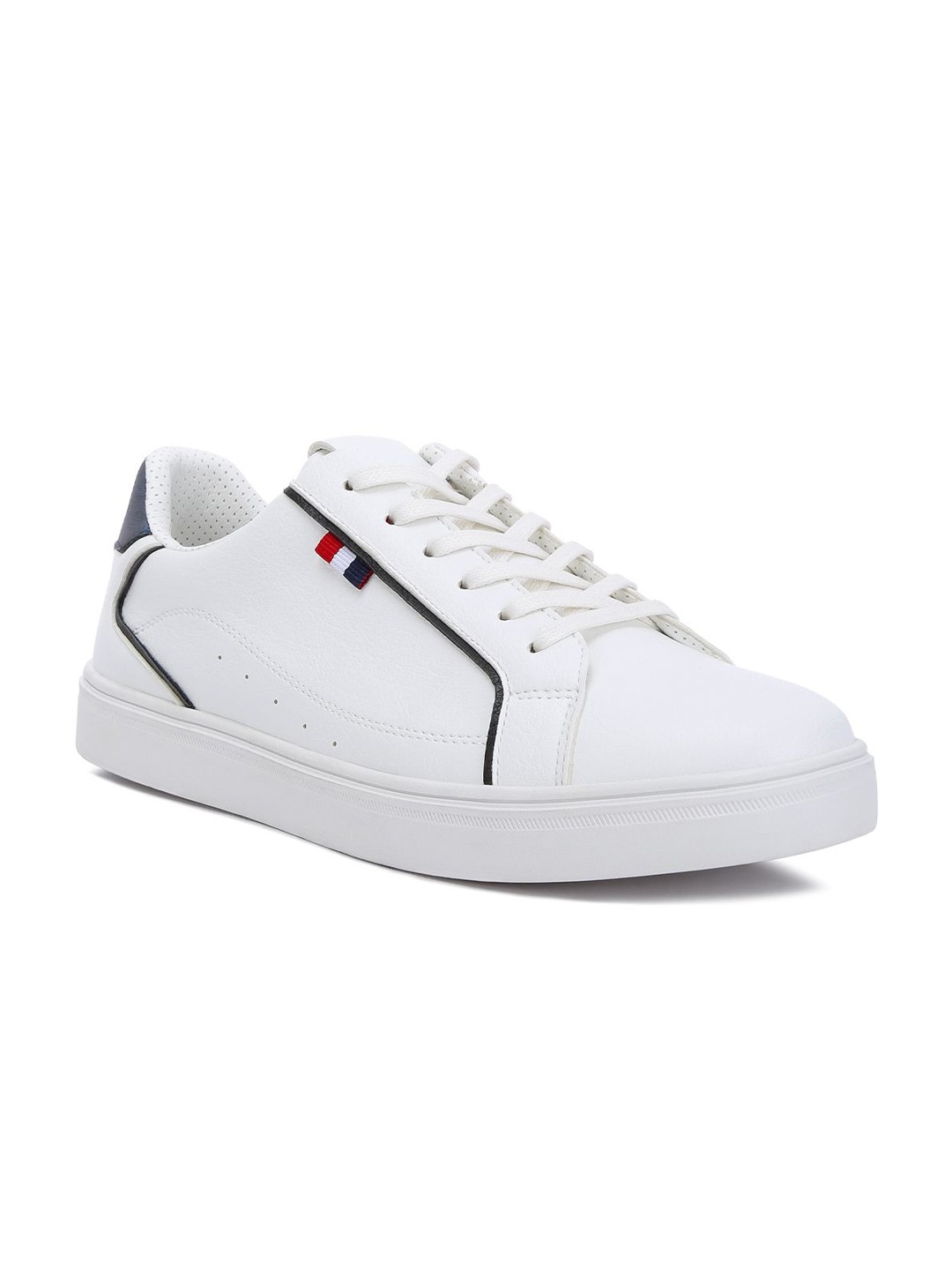 

London Rag Men Round Toe Comfort Insole Sneakers, White