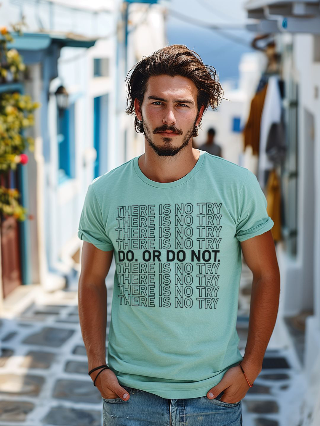 

MOD ECRU Unisex Typography Printed T-shirt, Green
