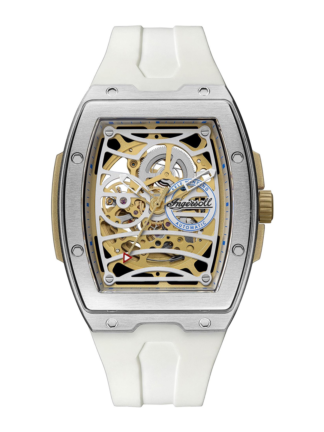 

Ingersoll Challenger Men Skeleton Dial & Straps Analogue Automatic Watch I12309, White