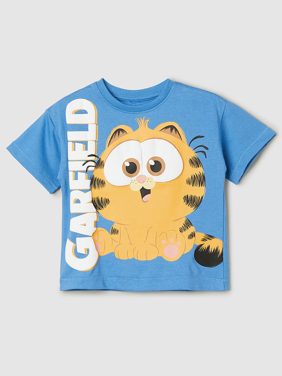 

max Boys Humour And Comic Garfield T-shirt, Blue