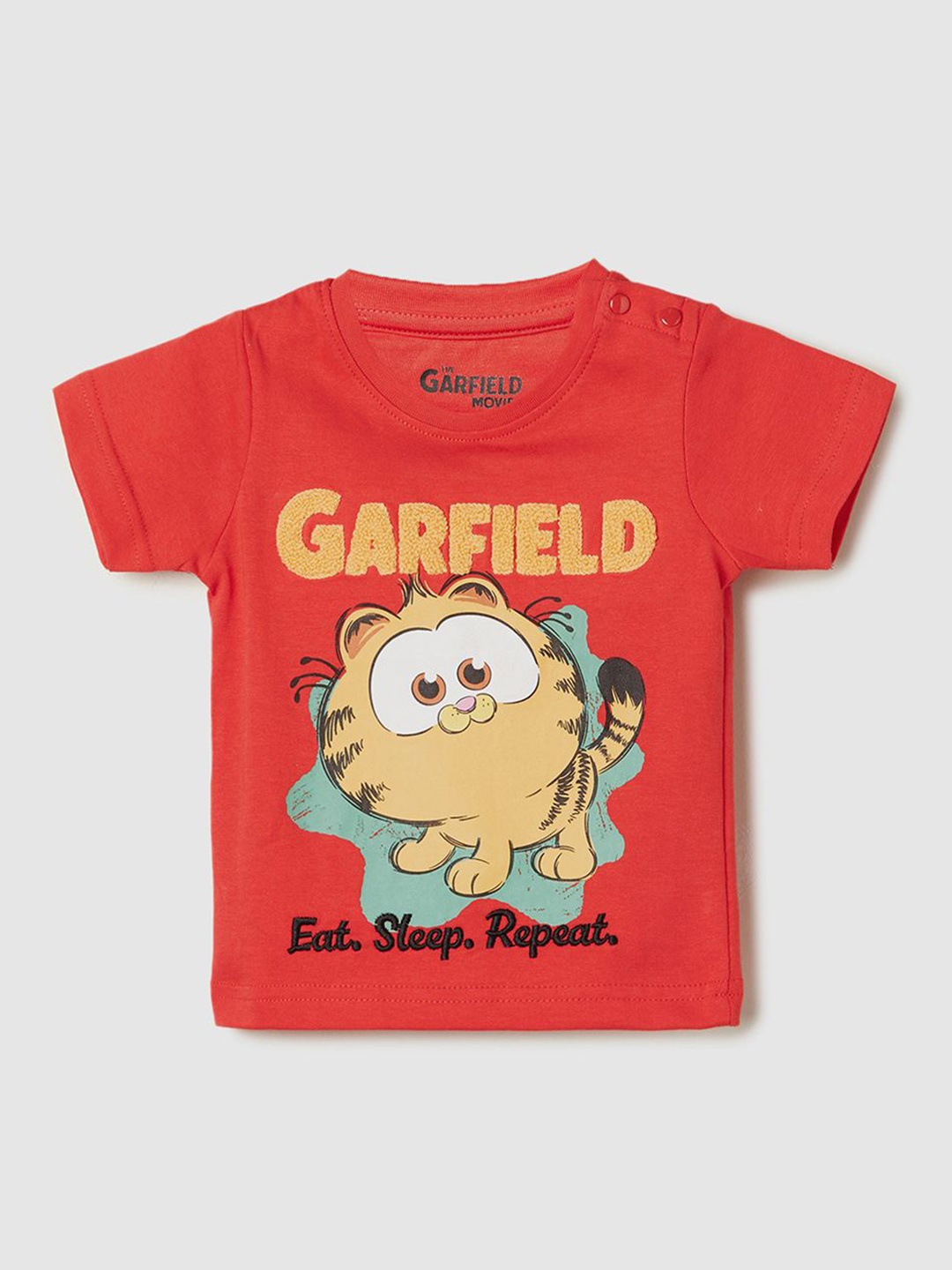 

max Boys Humour And Comic Garfield T-shirt, Red