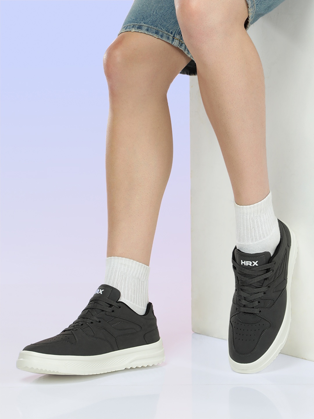 

HRX by Hrithik Roshan Men Everyday Sneakers, Black
