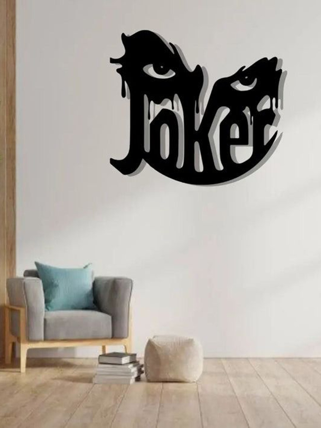 

ARTROOMS Black Other Joker Wall Painting