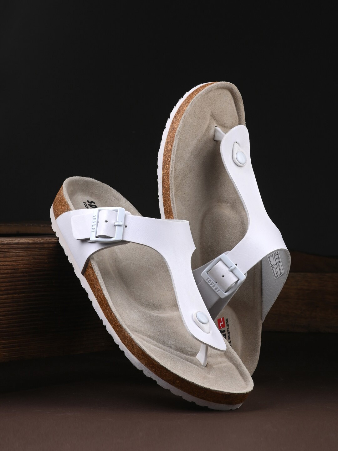 

SPYKAR Men Comfort Sandals, White