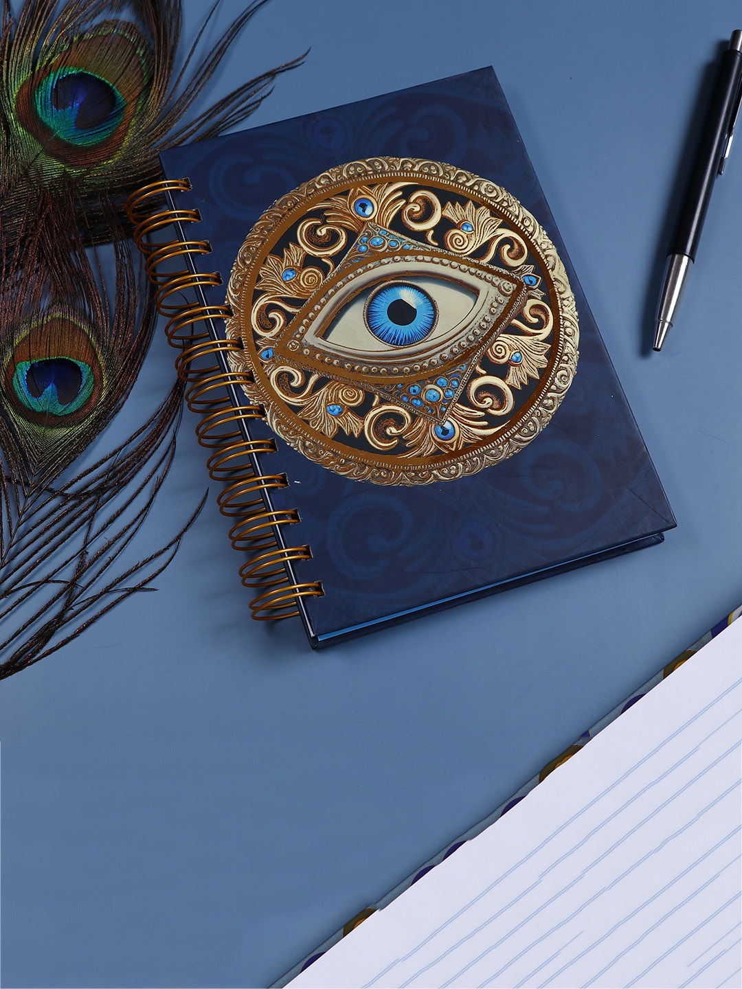 

Archies Evil Eye Printed Notebook, Blue
