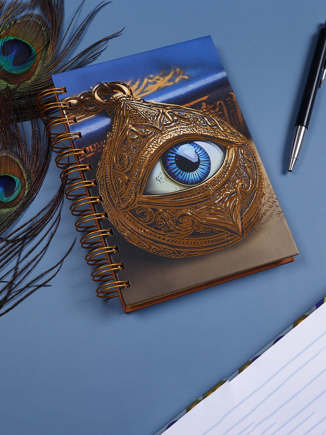 

Archies Evil Eye Printed Notebook, Blue