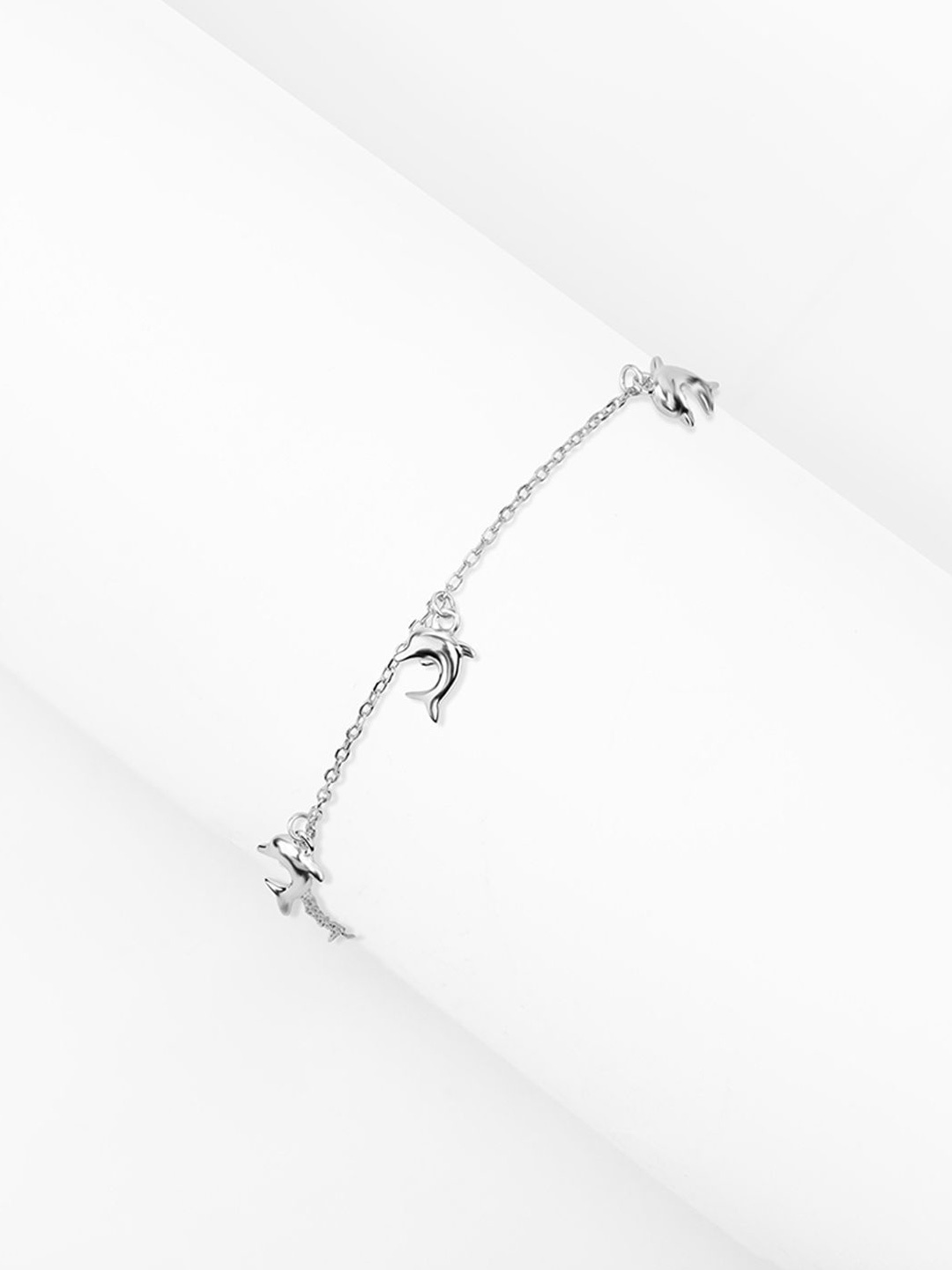 

Nistra Rhodium-Plated Sterling Silver Link Bracelet