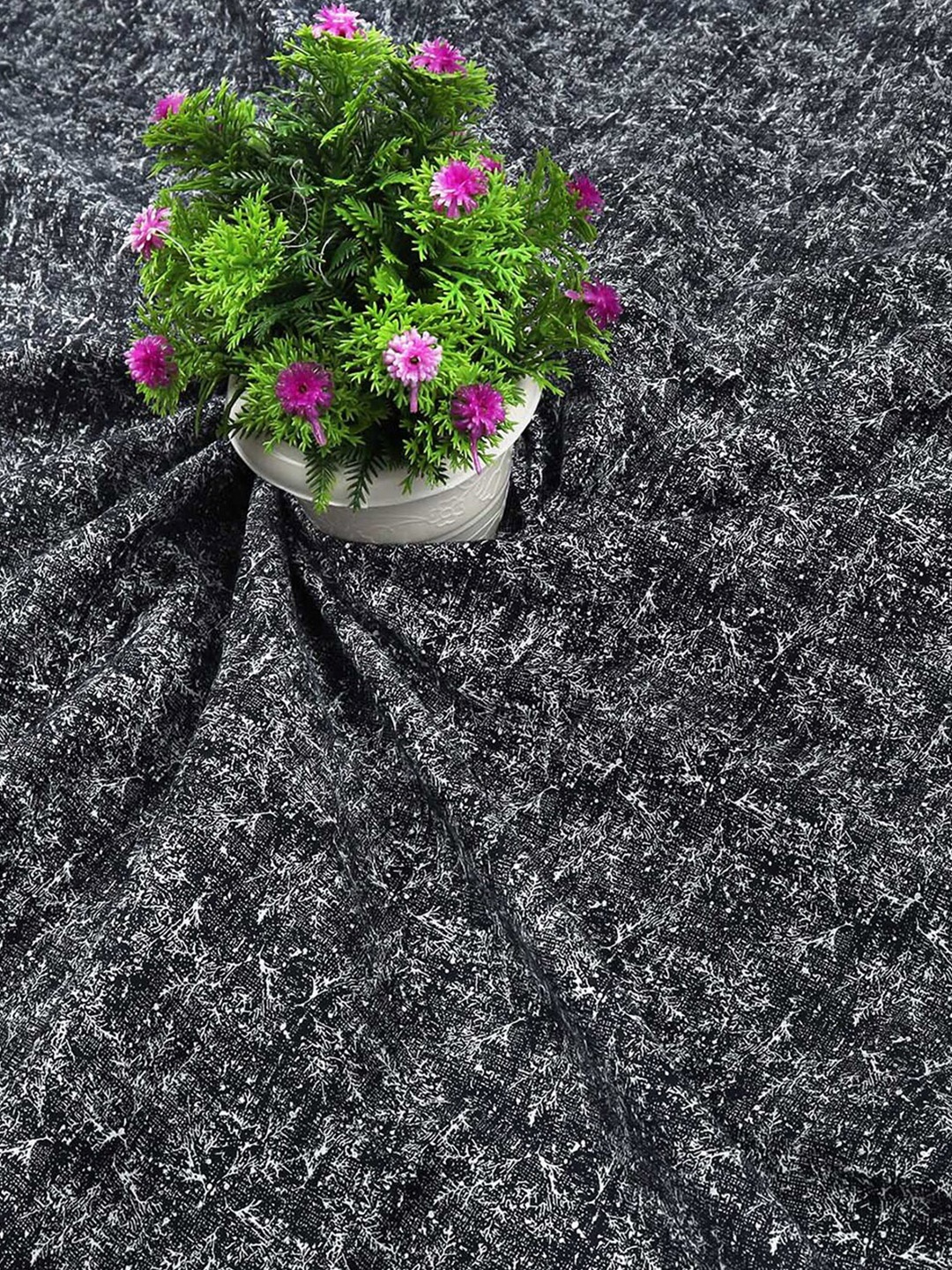 

Ramraj Men Cotton Shirt Unstitched Fabric, Black