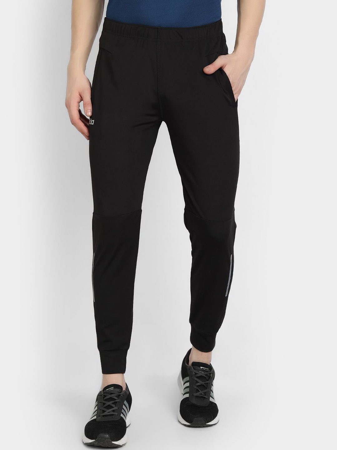 

DIDA Men Mid Rise Joggers, Black