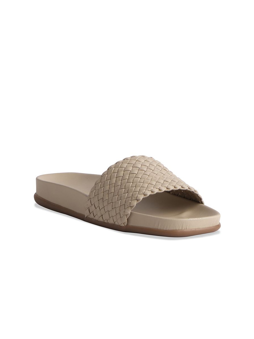 

ERIDANI Camille Woven Flats, Beige