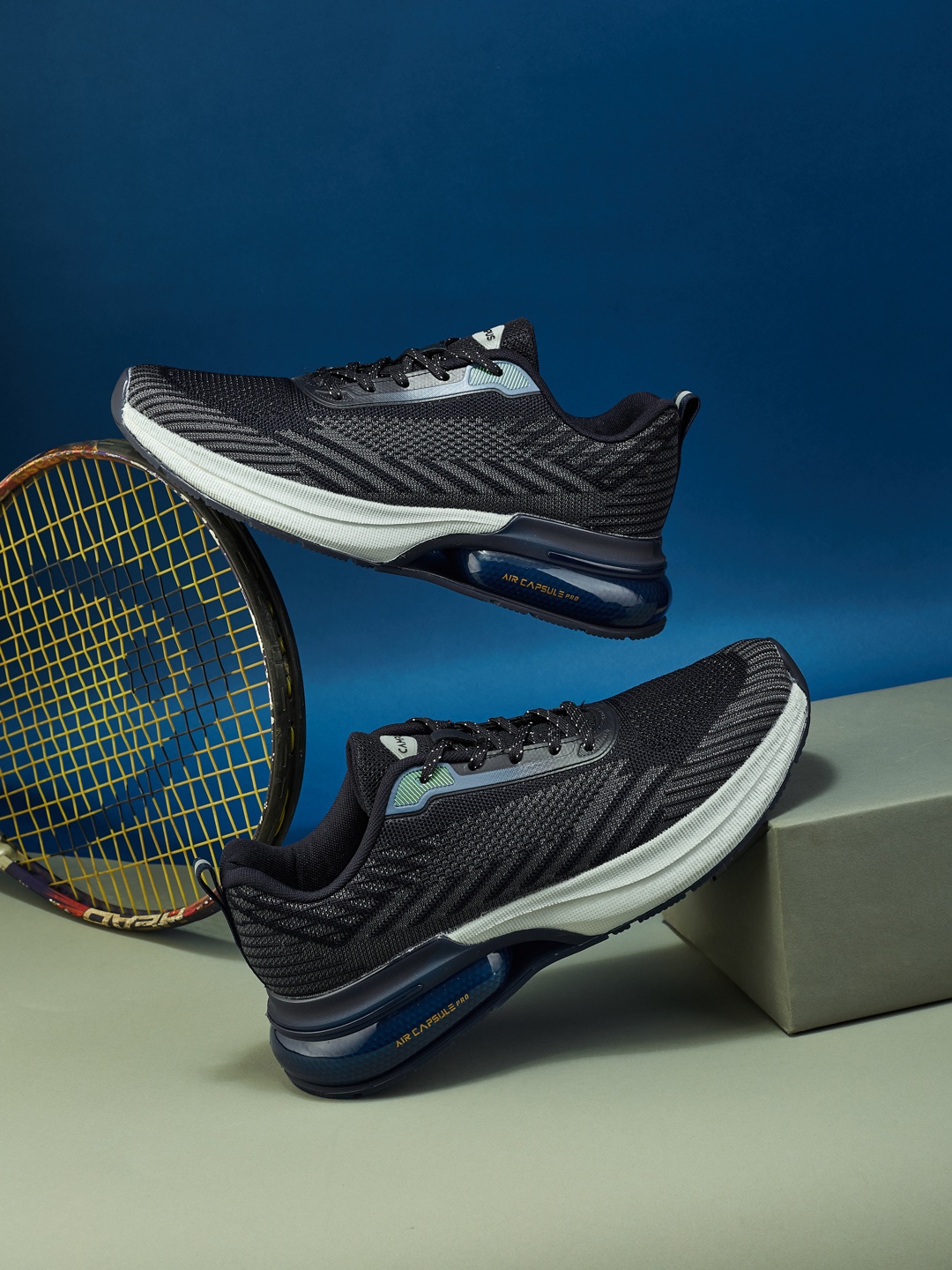 

Campus SUMMIT Men Lace-Up Running Shoe, Navy blue