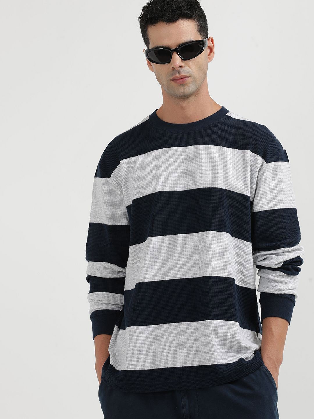 

Tommy Hilfiger Striped Cotton T-shirt, Blue