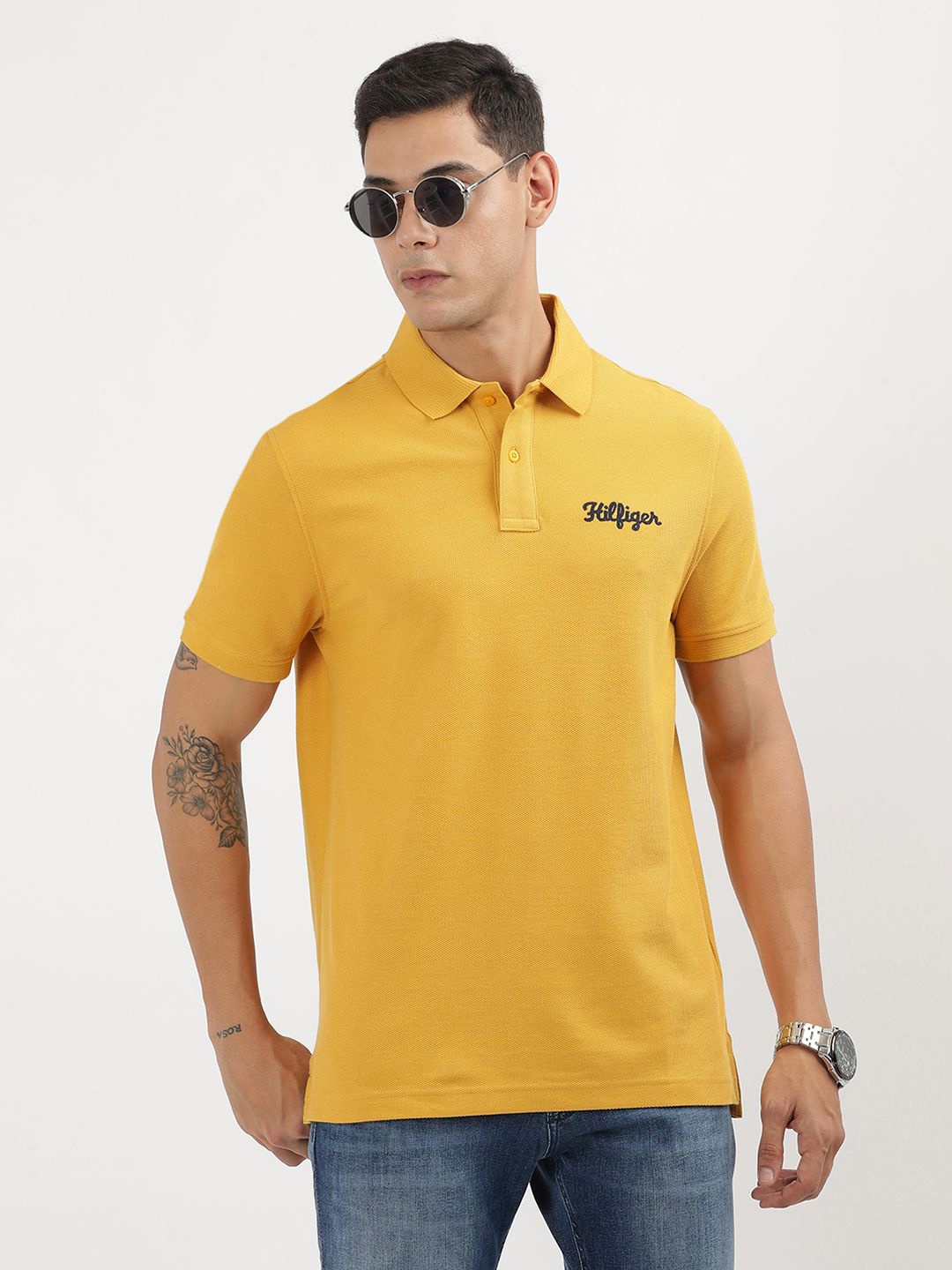 

Tommy Hilfiger Men Polo Collar T-shirt, Yellow