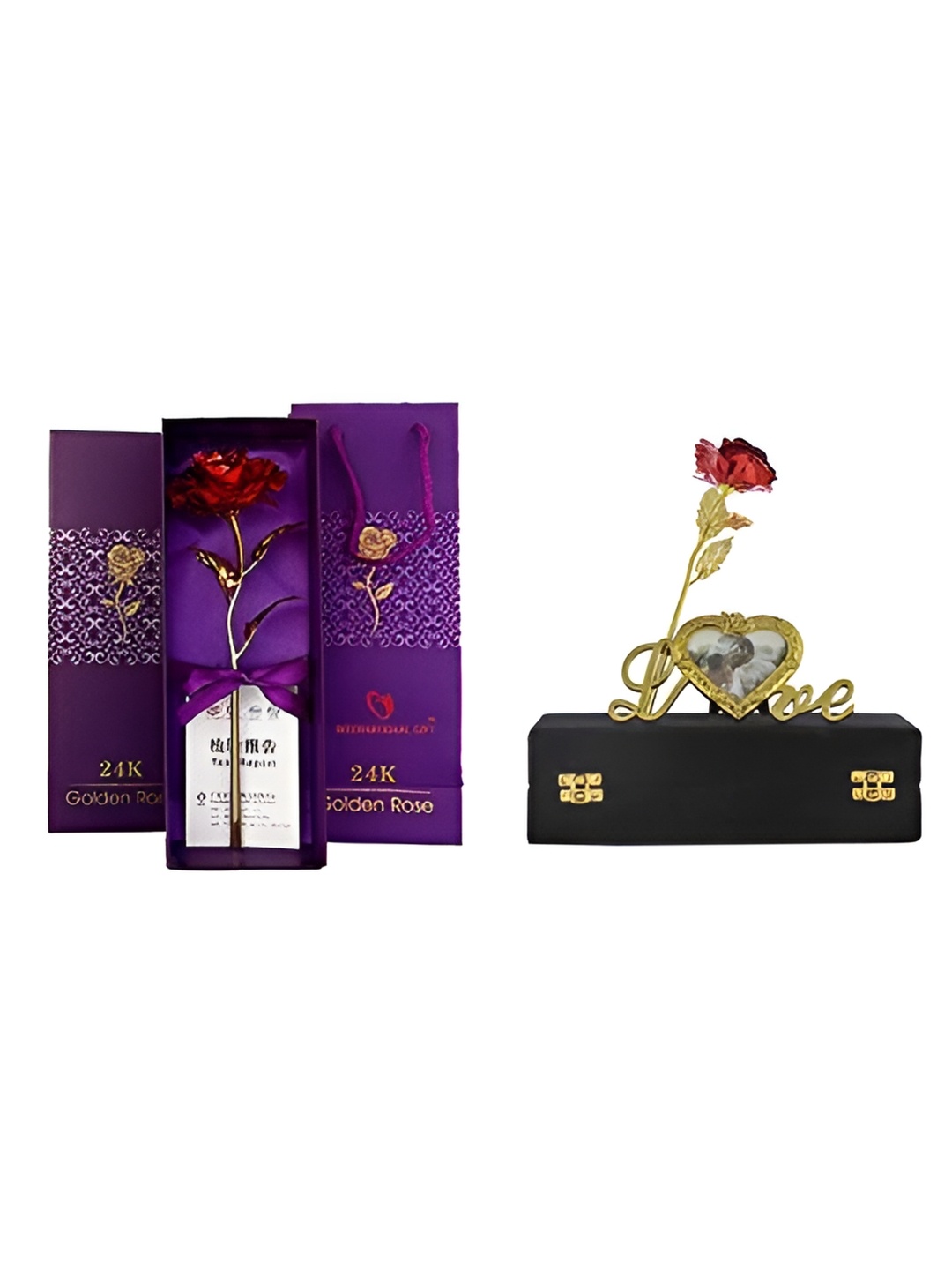 

INTERNATIONAL GIFT Red 2 Pieces Valentine's Day Gifts Set