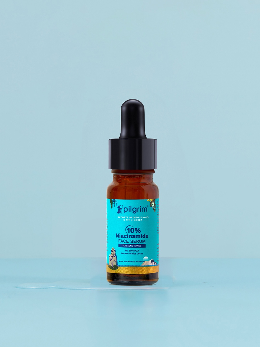 

Pilgrim 10% Niacinamide Face Serum with Zinc PCA & White Lotus - 10 ml, Blue