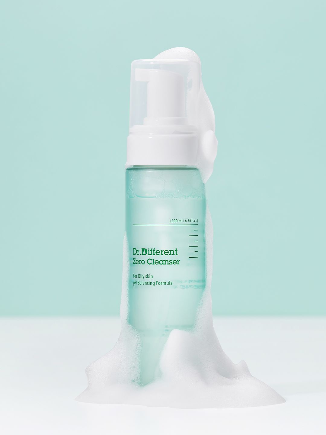 

Dr. Different Ph Balancing Formula Zero Cleanser For Oily Skin - 200ml, Sea green