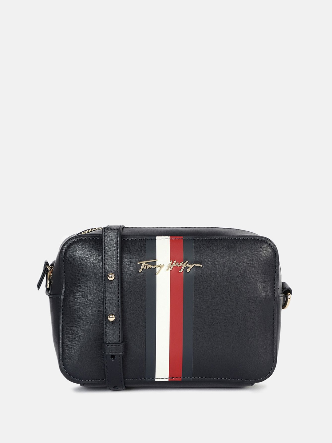 

Tommy Hilfiger Structured Sling Bag, Navy blue