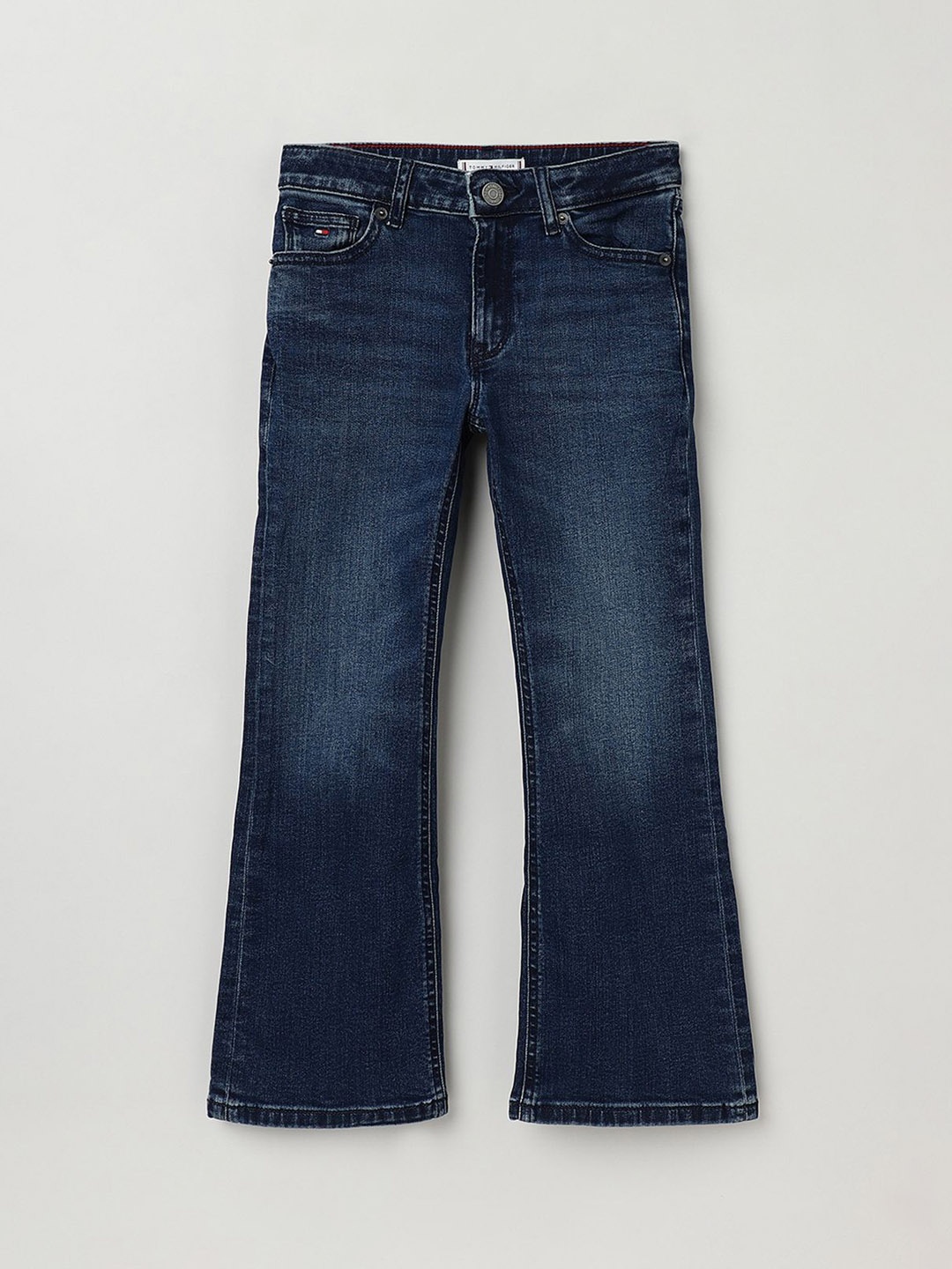 

Tommy Hilfiger Girls Mid-Rise Light Fade Jeans, Blue