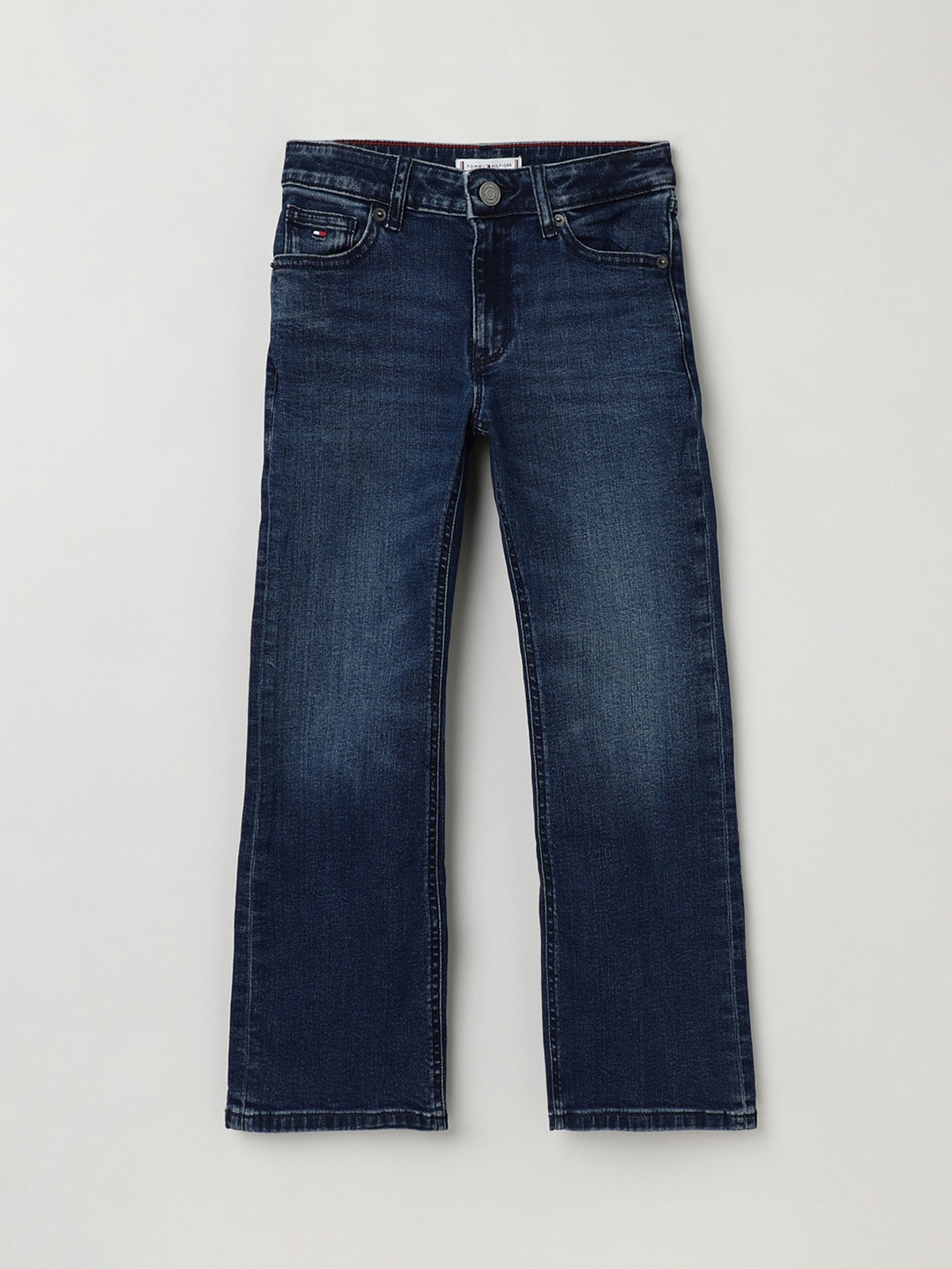 

Tommy Hilfiger Girls Mid-Rise Light Fade Jeans, Blue