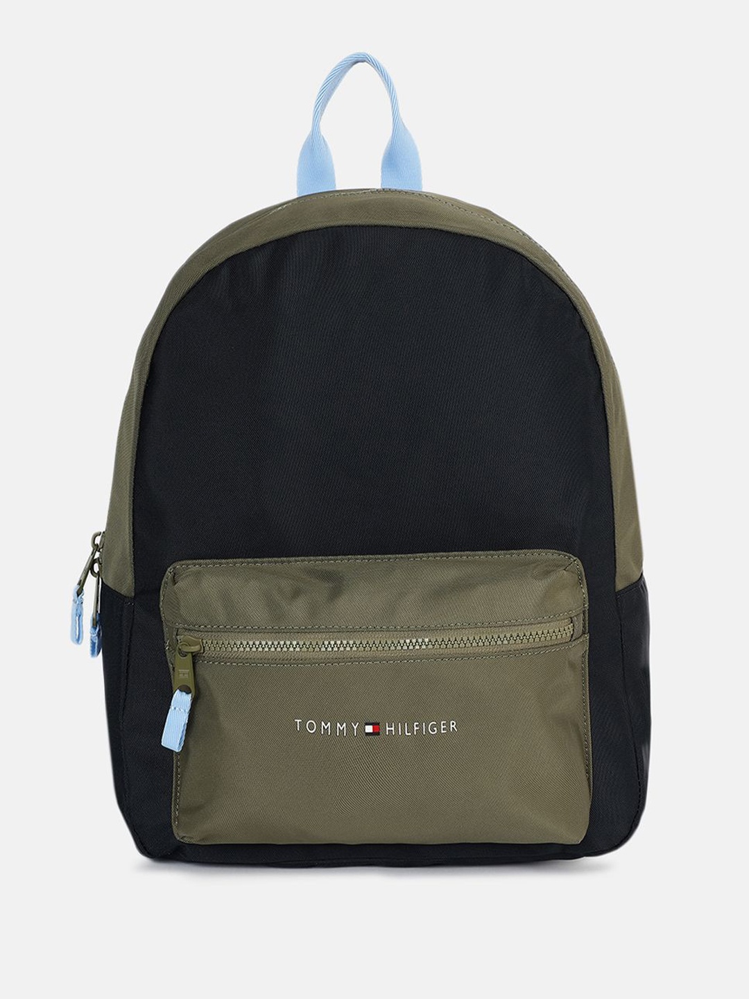 

Tommy Hilfiger Boys Colourblocked Sternum Backpack, Olive