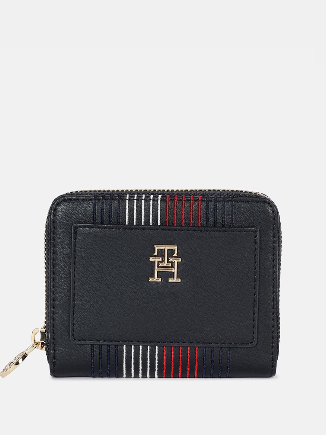 

Tommy Hilfiger Women PU Zip Around Wallet, Blue