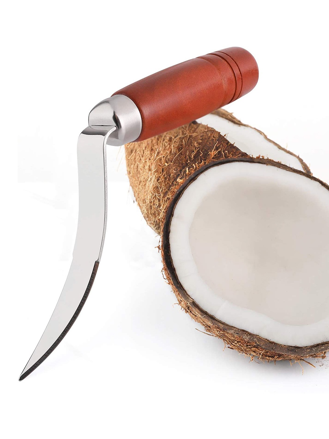 

P-Plus International Red Stainless Steel Coconut Opener