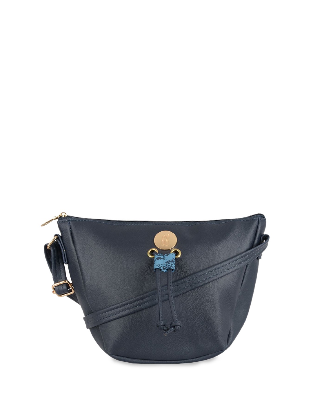 

Baggit Lxe Toko Structured Sling Bag With Tasselled, Navy blue