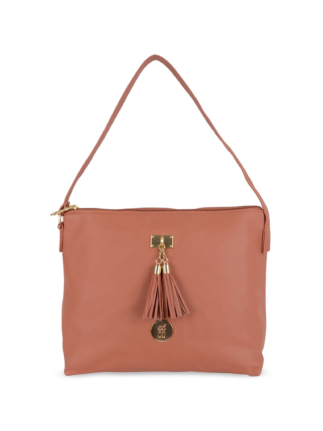 

Baggit Bucket Shoulder Bag With Tasselled, Tan