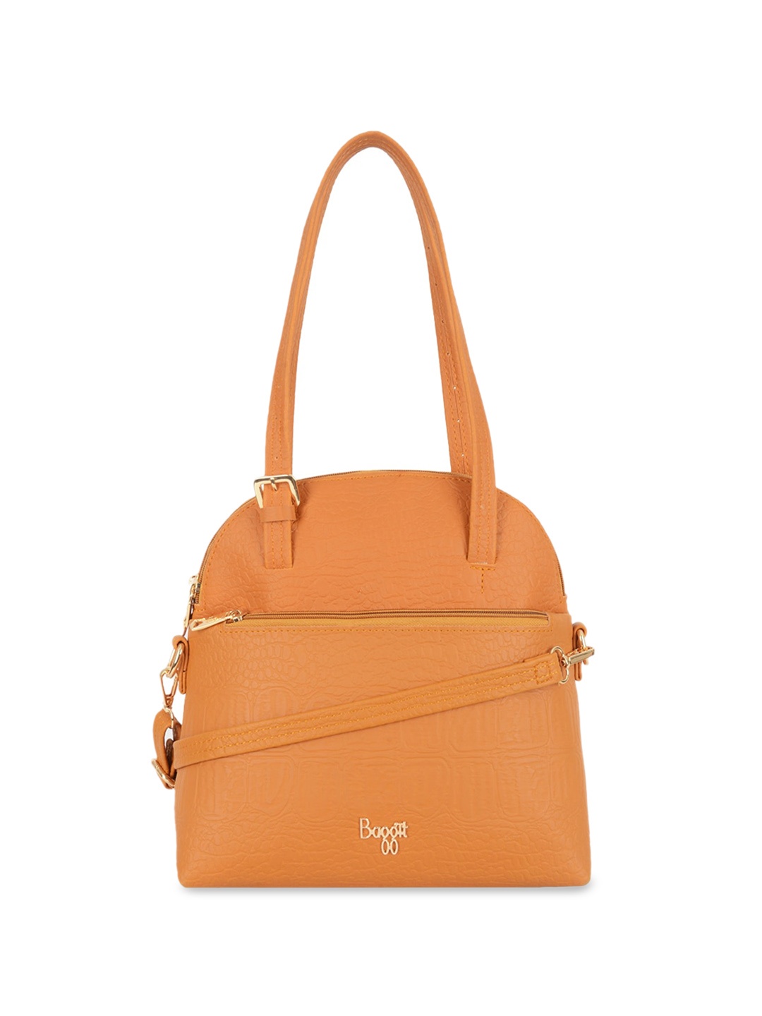 

Baggit Structured Shoulder Bag, Mustard