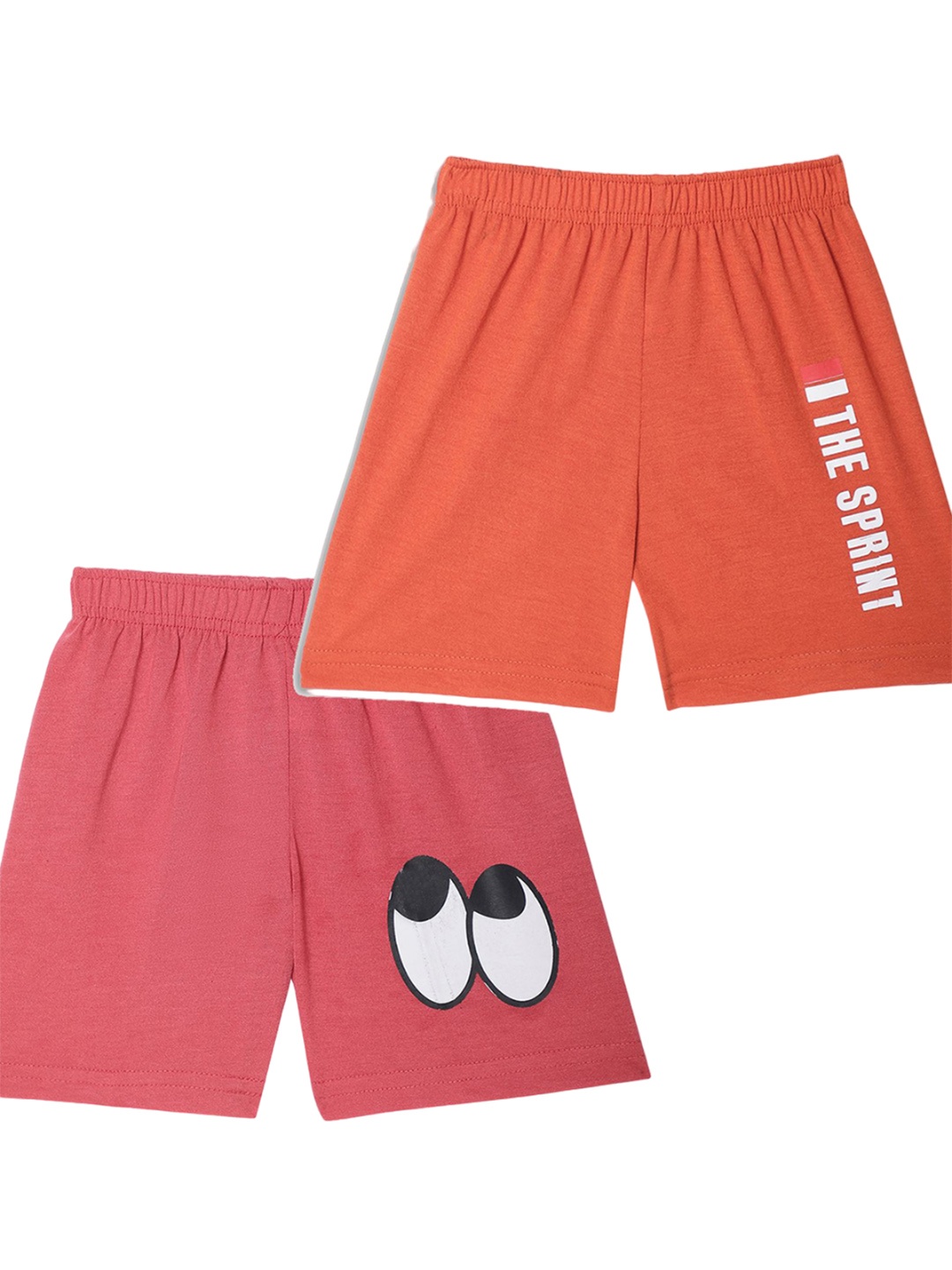 

MACK JONNEY Kids Pack of 2 Printed Shorts, Pink