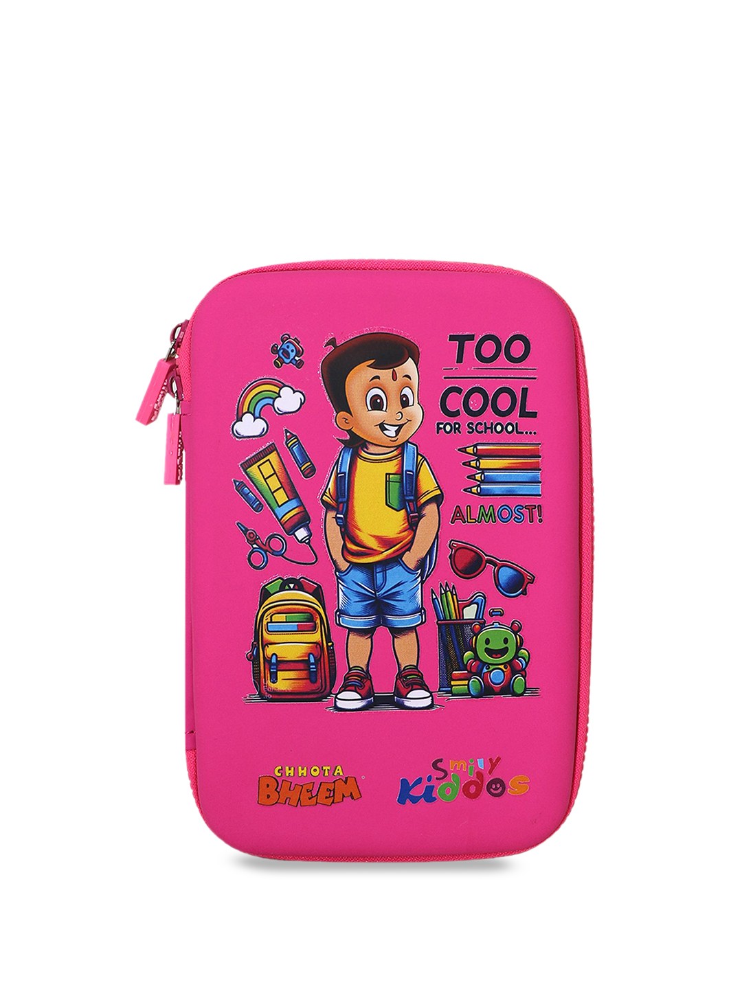 

Smily Kiddos Kids Chota Bheem Printed Pen Cases Stationery, Pink
