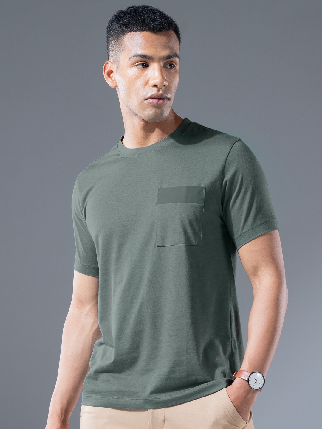 

DAMENSCH Breeze Elemental Pocket T-Shirt, Teal