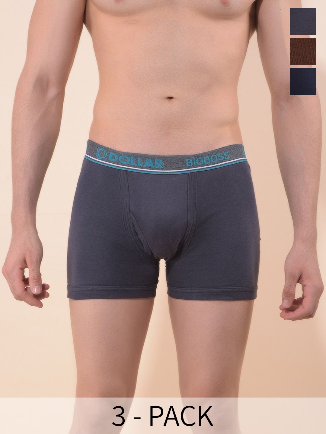 

Dollar Bigboss Pack Of 3 Assorted Trunks MBTR-04-INTRSCD-PO3-CO3-S24