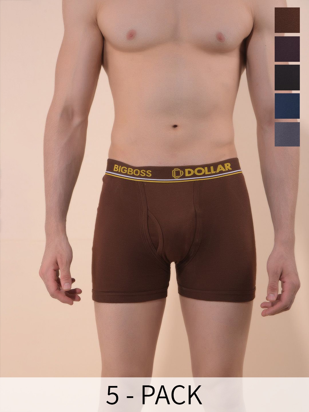 

Dollar Bigboss Pack Of 5 Assorted Trunks MBTR-04-INTRSCD-PO5-CO4-S24