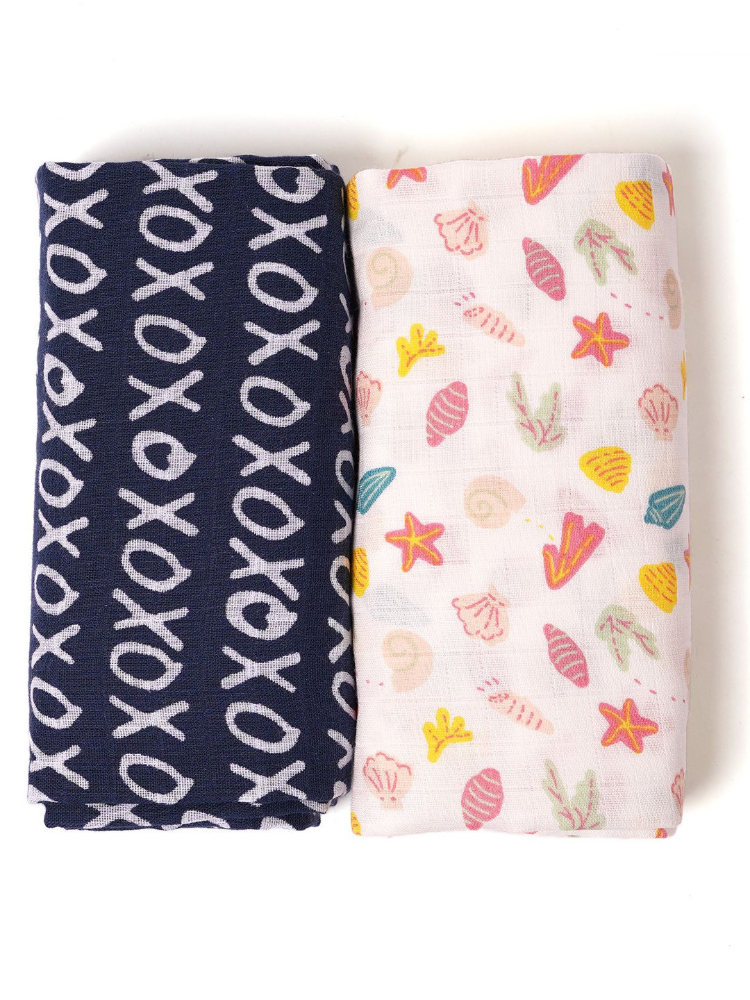 

TIDY SLEEP Blue & White 2 Pieces Mild Winter 210 GSM Cotton Single Bed Dohar