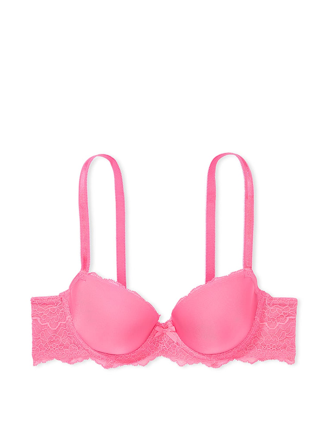 

Victoria's Secret Half Coverage Lightly Padded Underwired Everyday Bra-All Day Comfort, Pink