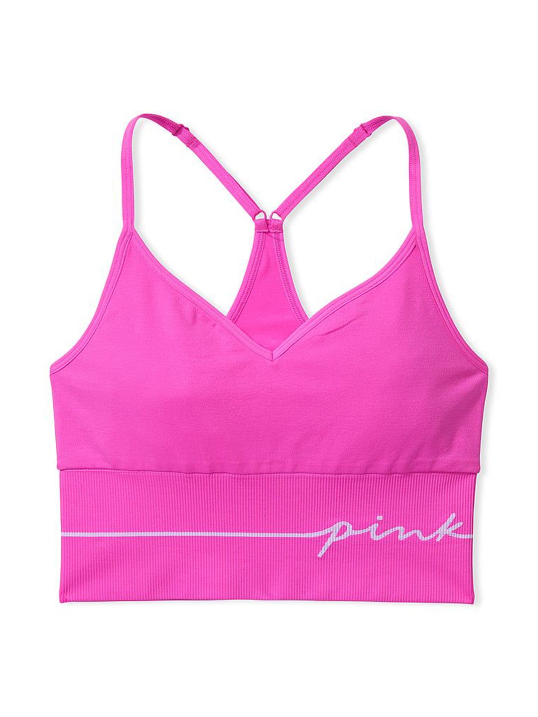 

Victoria's Secret Typography Bra Medium Coverage Lightly Padded, Pink