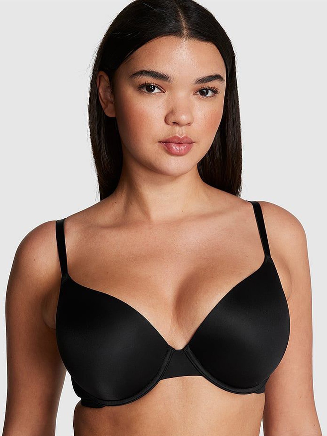 

Victoria's Secret Bra Half Coverage Underwired Heavily Padded, Black