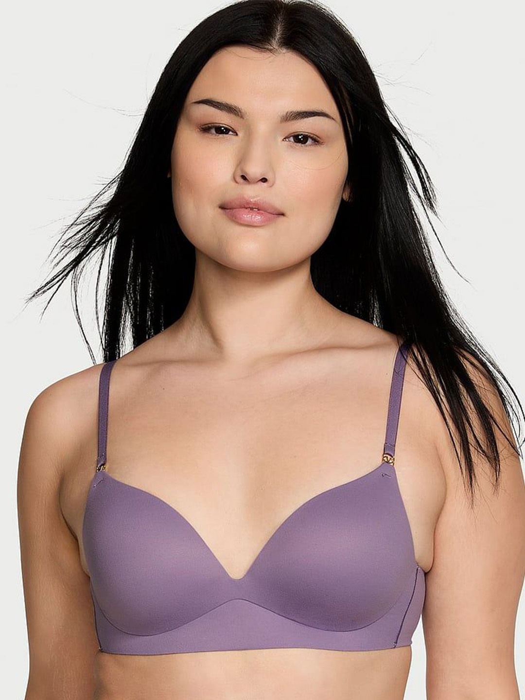 

Victoria's Secret Love Cloud Medium Coverage Heavily Padded Push-Up Bra-All Day Comfort, Purple