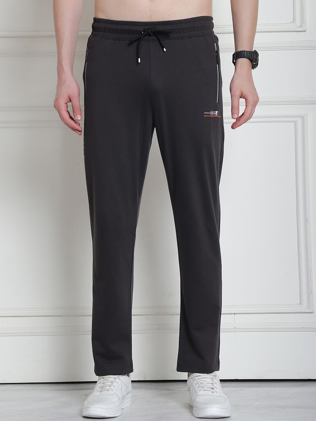 

VENITIAN Men Slim Fit Track Pants, Black