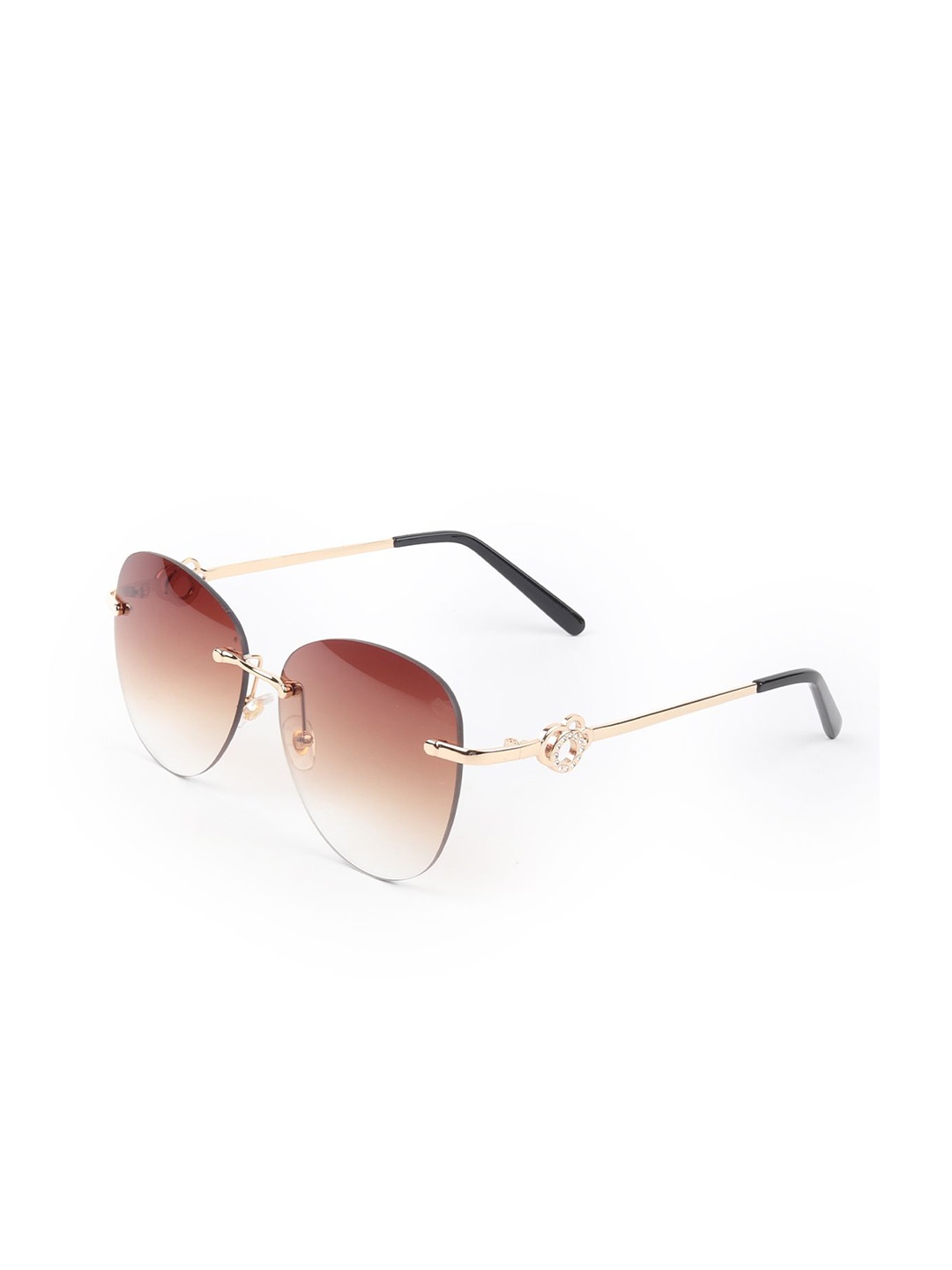 

ODETTE Women Square Sunglasses with UV Protected Lens DIW231, Brown