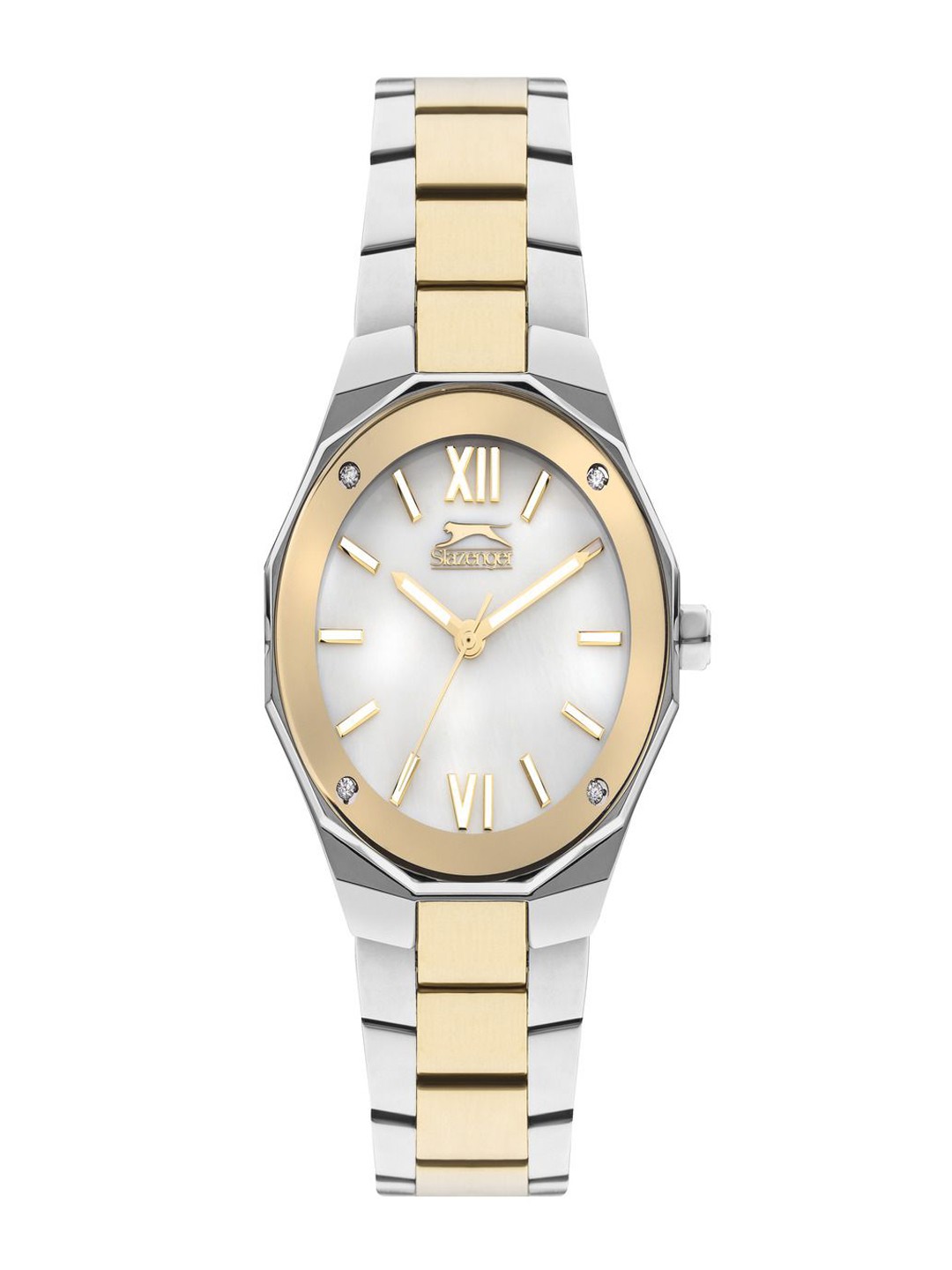 

Slazenger Men Analogue Watch, Gold
