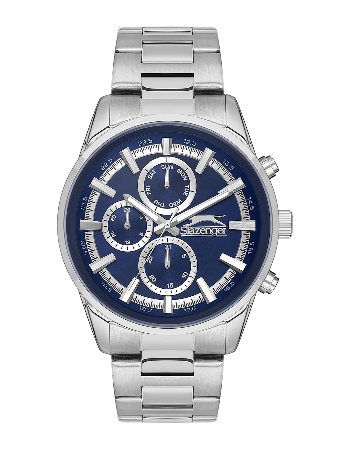 

Slazenger Women Printed Dial Multi Function Analogue Watch SL092242203, Silver