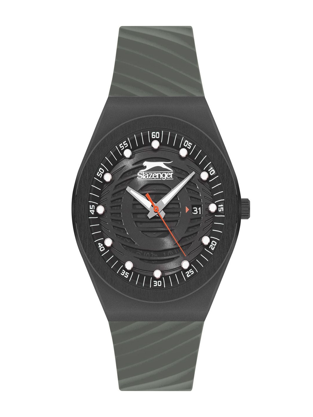 

Slazenger Men Reset Time Analogue Watch SL092221104, Grey