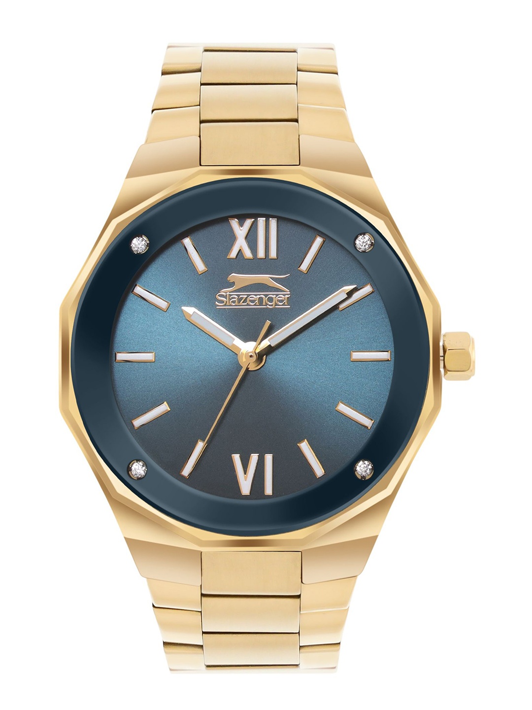 

Slazenger Women Dial & Stainless Steel Bracelet Style Straps Analogue Watch, Green