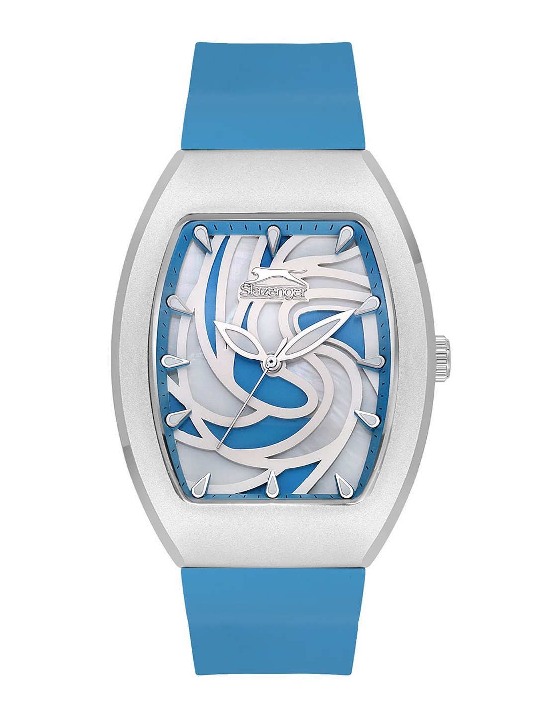 

Slazenger Women Printed Dial Reset Time Analogue Watch SL092226306, Blue