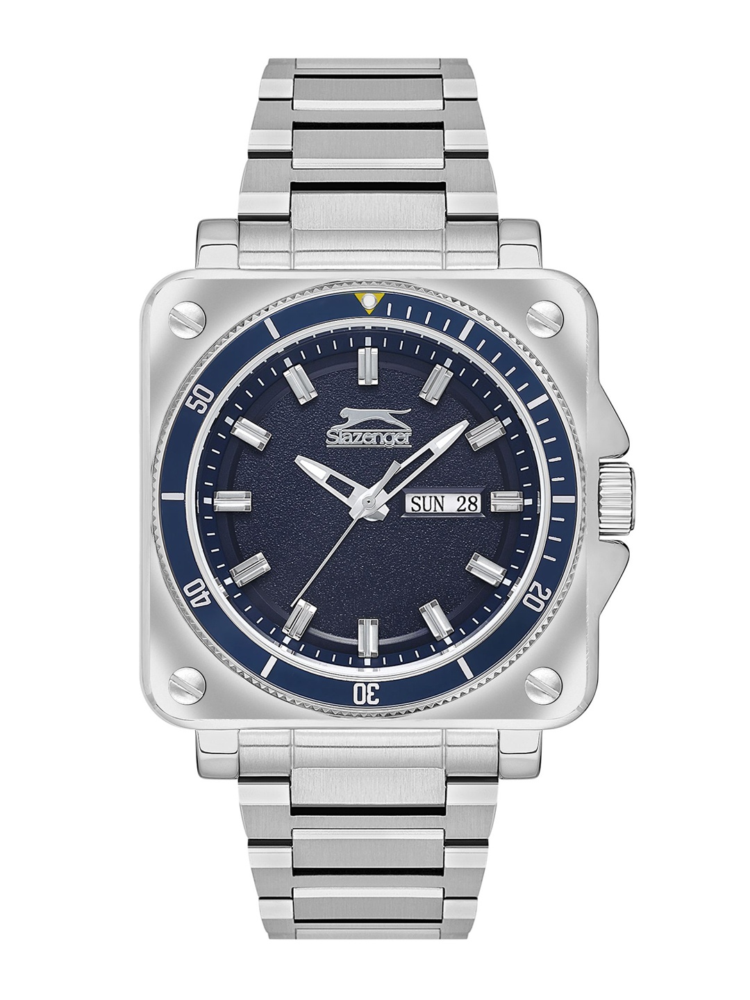 

Slazenger Men Dial Regular Strap Style Analogue Watch SL092232103, Blue