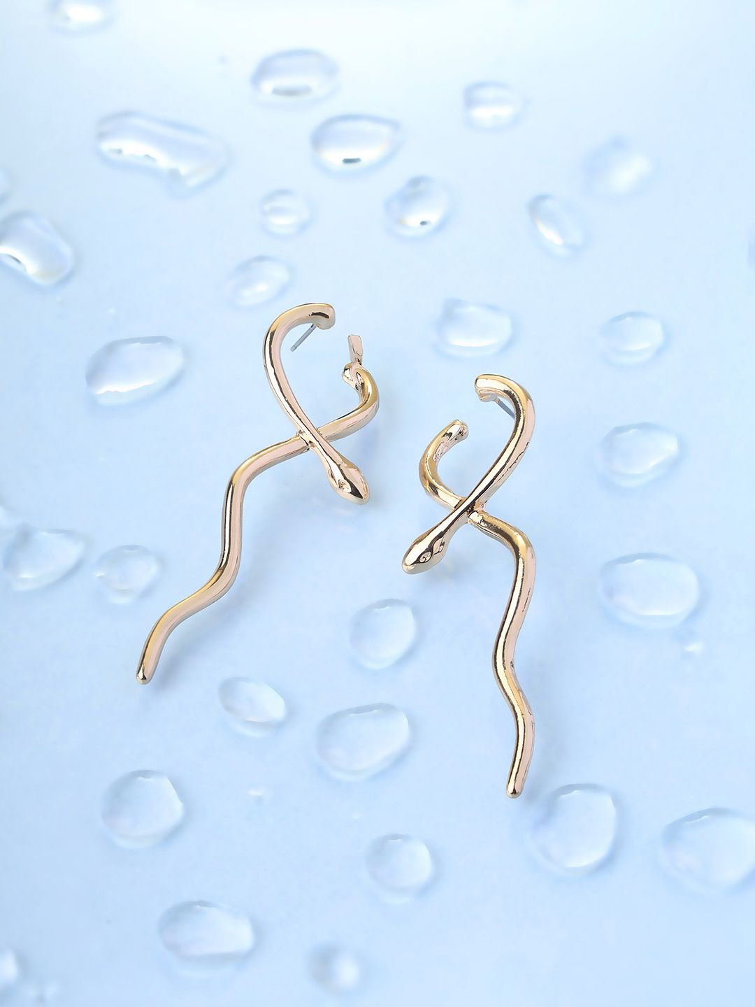 

Priyaasi Gold Plated Drop Earrings