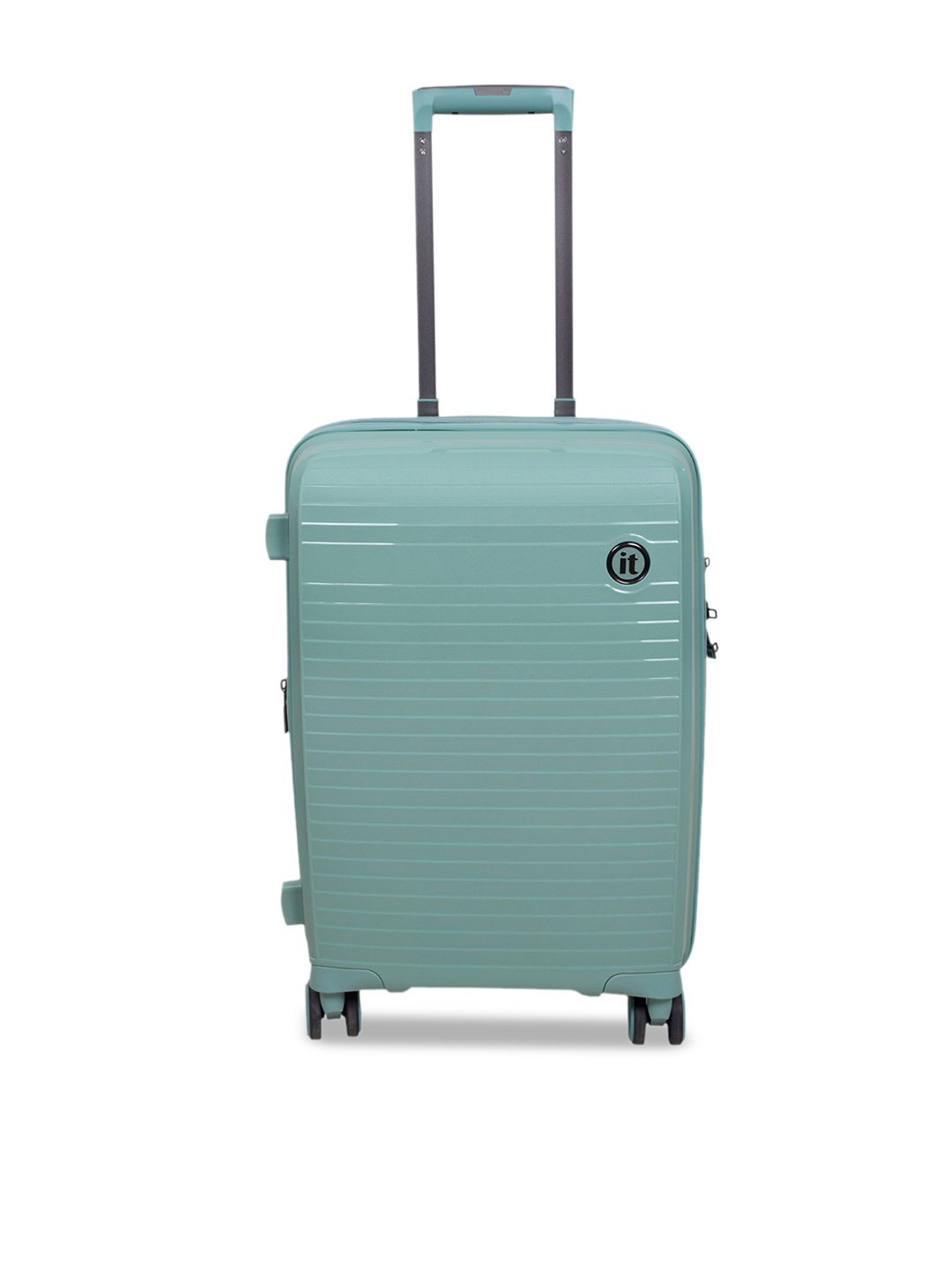 

IT luggage Spontaneous Textured Hard-Sided Cabin Trolley Suitcase, Green